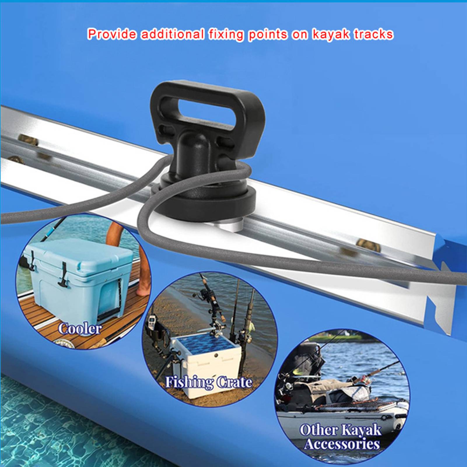 4pcs Kayak Track Mount Vertica – Fishing Kayak Crate Bewertung und Preis