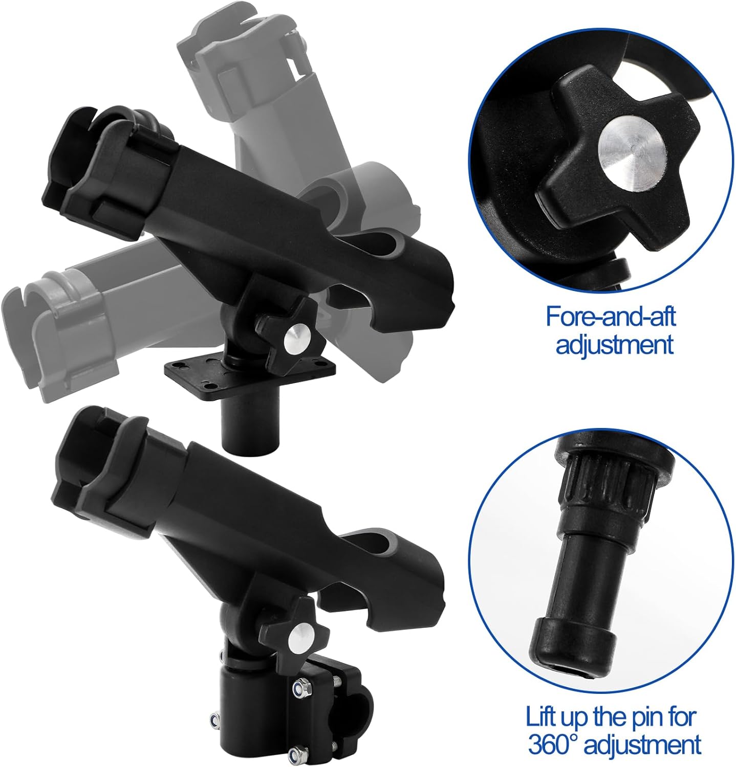 2 Pack Fishing Rod Holder with – Fishing Kayak Rod Holder Bewertung und Preis