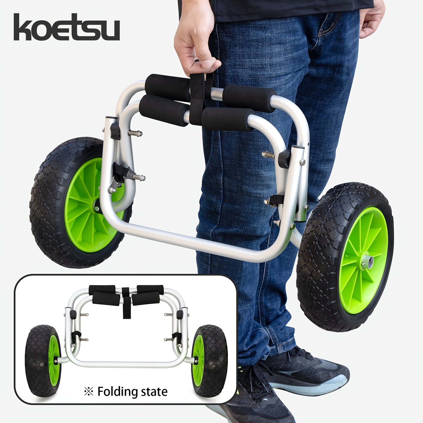 KOETSU Paddle Board Transport  – Fishing Kayak Cart Bewertung und Preis