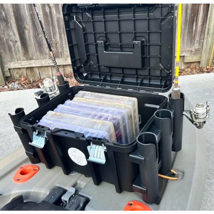 Kayak Fishing Crate - 6 Integr – Fishing Kayak Rod Holder Bewertung und Preis