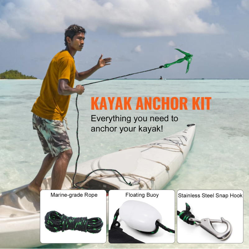 Kayak Anchor Kit 3.5 lb Paddle – Fishing Kayak Anchor Bewertung und Preis