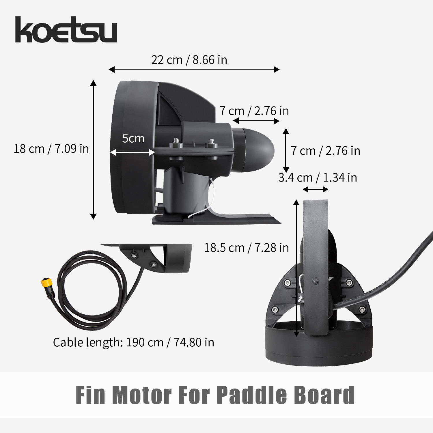 KOETSU paddle board underwater – Fishing Kayak Trolling Motor Bewertung und Preis