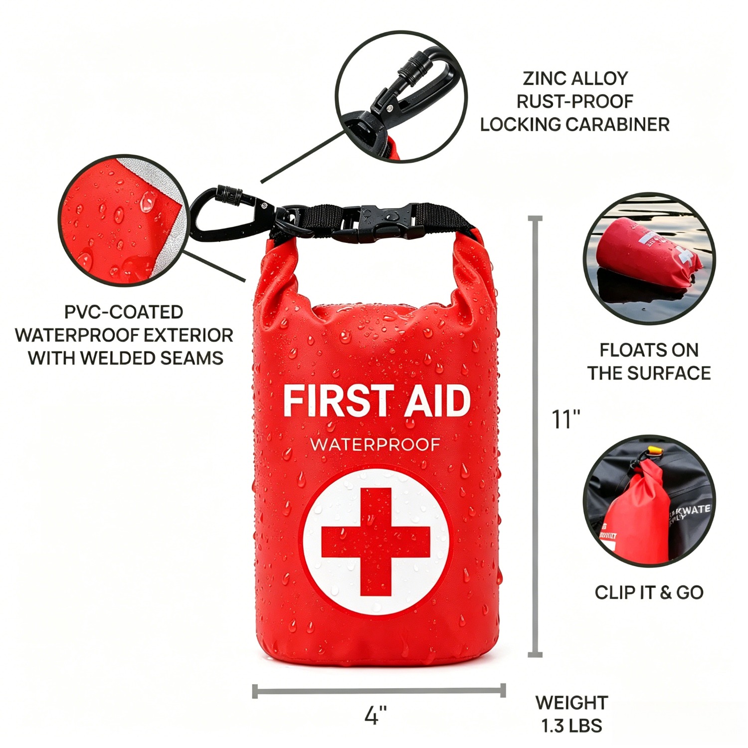 2L Waterproof First Aid Bag Ro – Fishing Kayak Storage Bag Bewertung und Preis