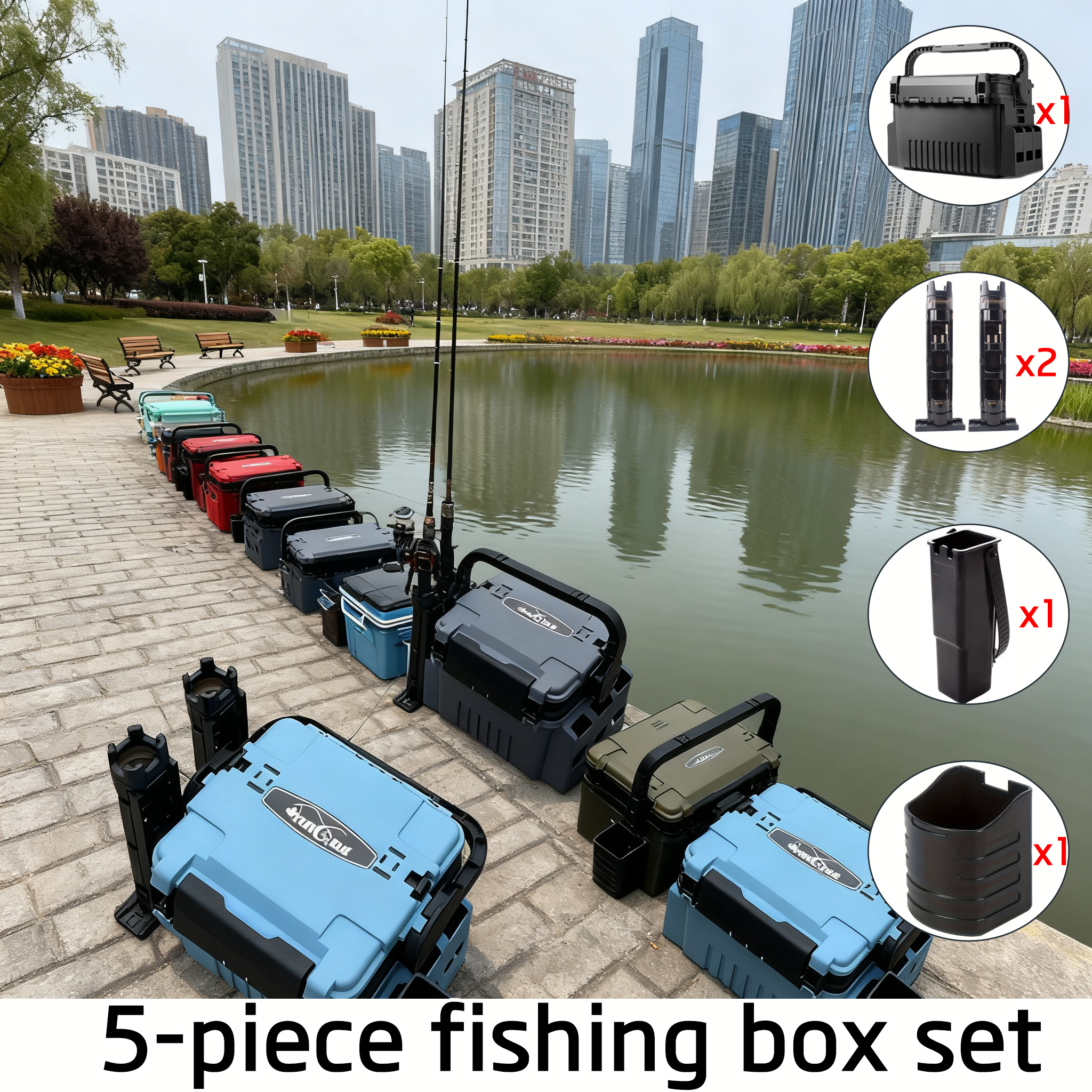 Heavy Duty Fishing Tackle Stor – Fishing Kayak Crate Bewertung und Preis